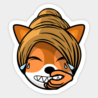 Laughing Deer Melissa Sticker